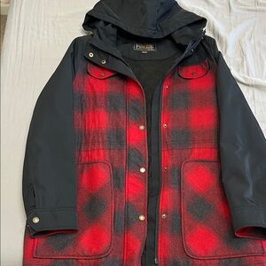 Pendleton Red and Black Plaid Jacket